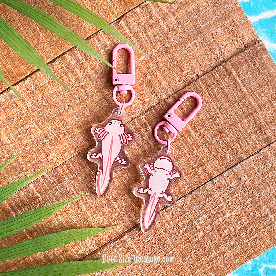 Flat Friend Charms: Axolotl