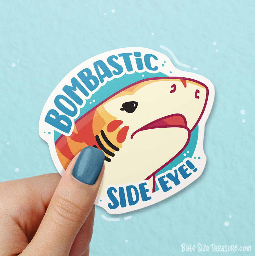 Bombastic Side-eye Vinyl Sticker