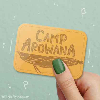 Camp Arowana Vinyl Sticker