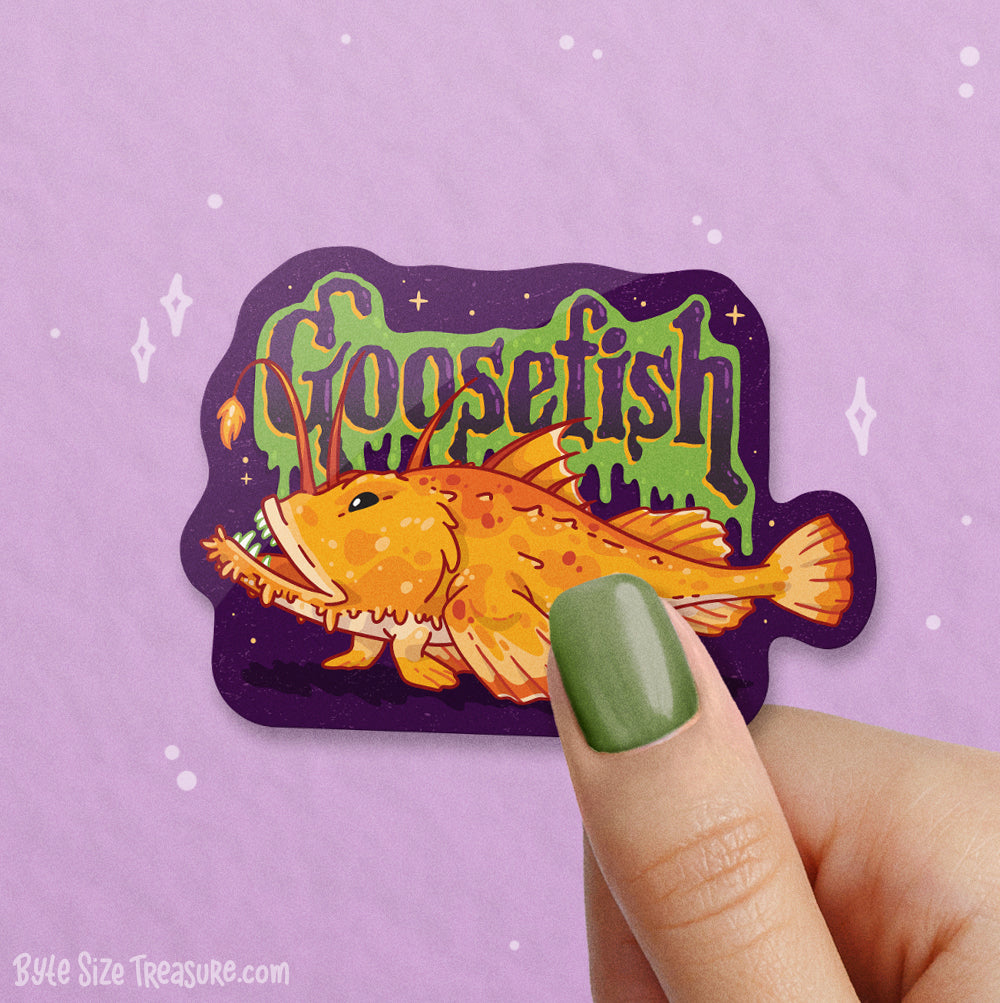 Goosefish Vinyl Sticker