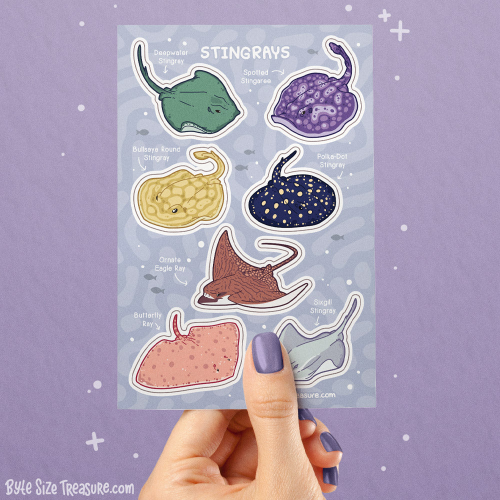 Stingrays Sticker Sheet