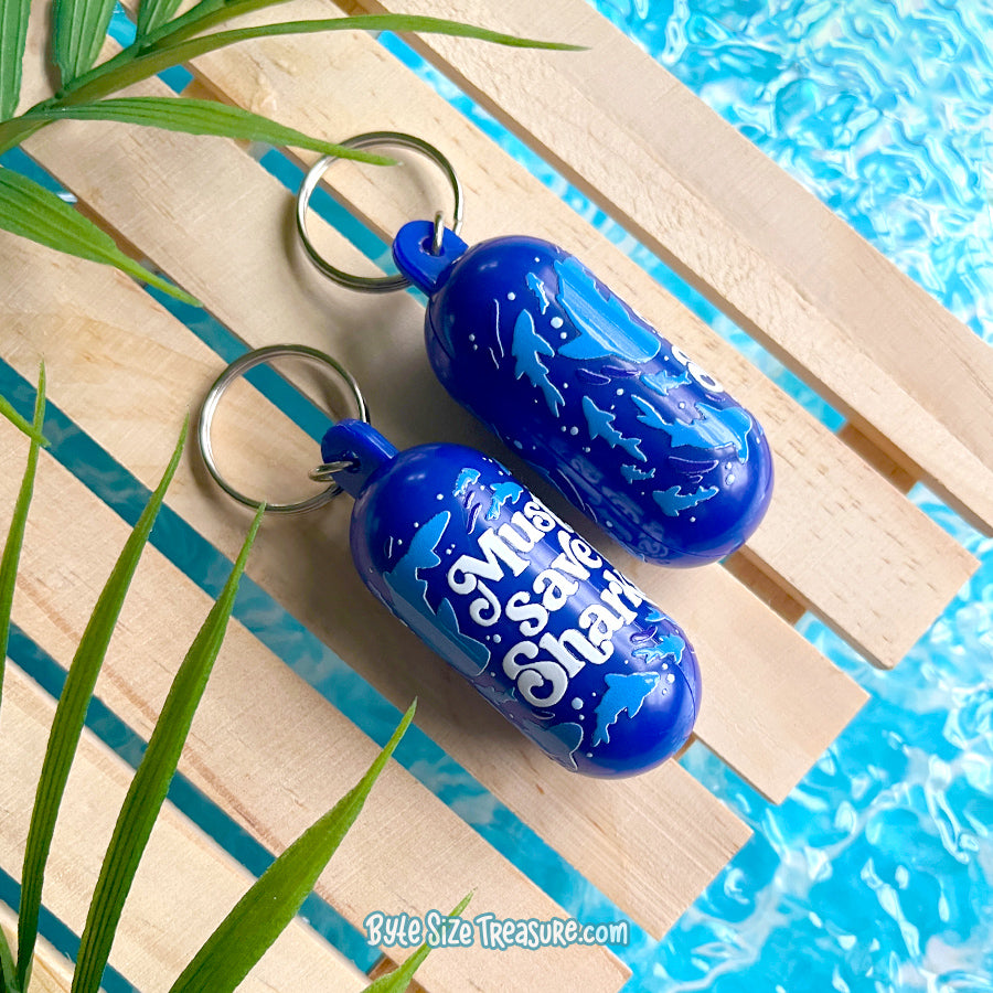 Must Save the Sharks Buoy Buddy Keychain