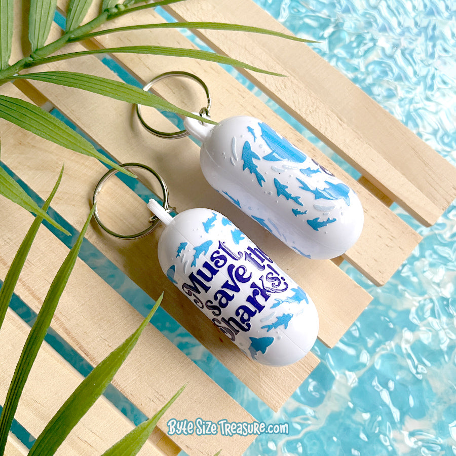 Must Save the Sharks Buoy Buddy Keychain