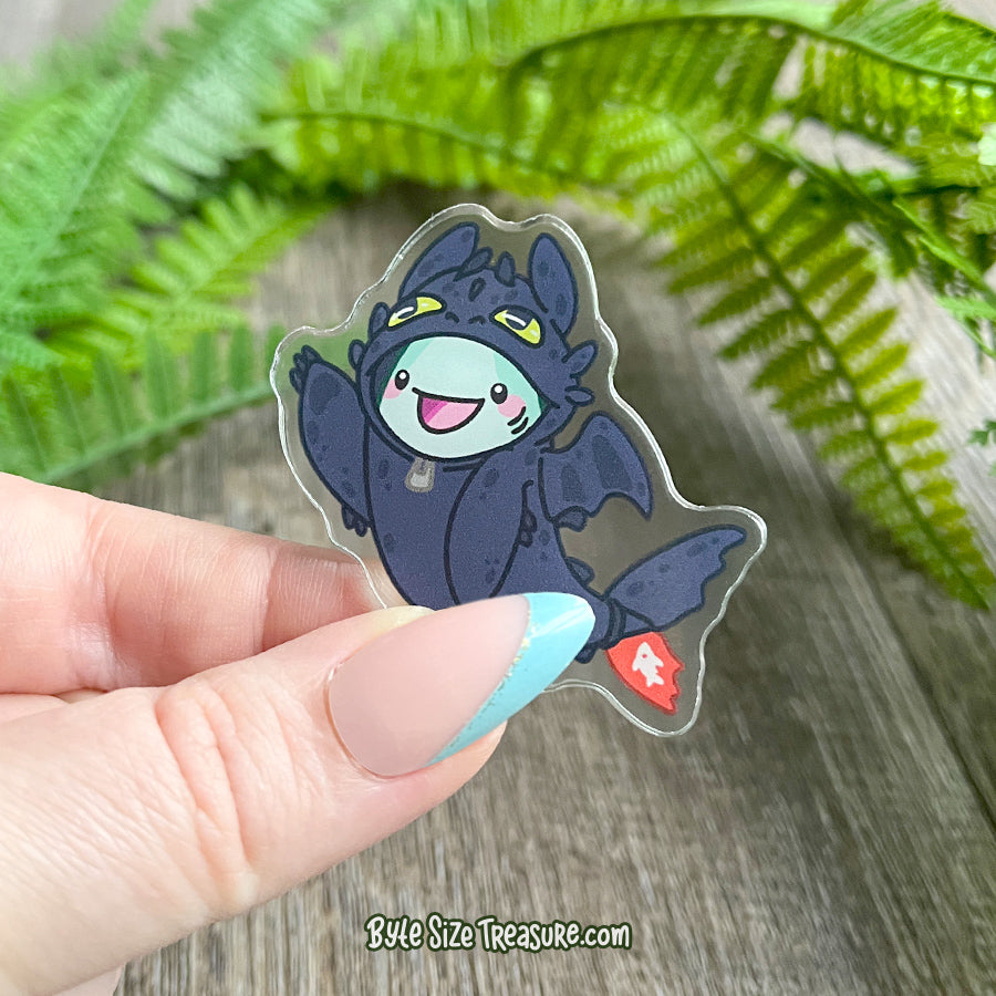 Dragon Costume Acrylic Pin