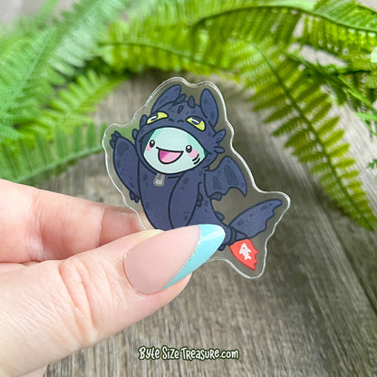 Dragon Costume Acrylic Pin