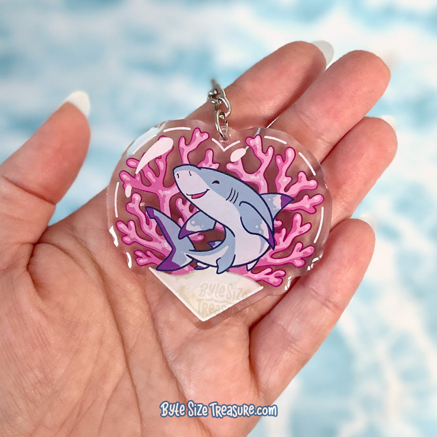 Blacktip Reef Shark Acrylic Keychain