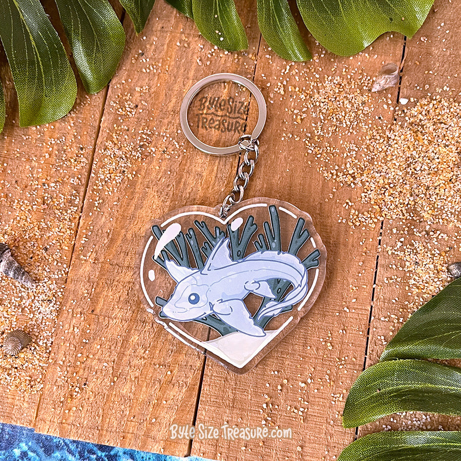 Blue Chimaera Acrylic Keychain