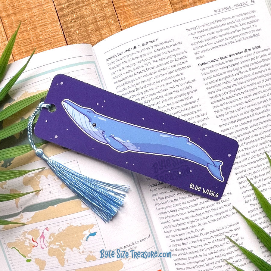 Blue Whale Bookmark