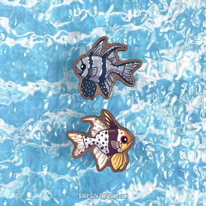 Cardinalfish \\ Wooden Magnet