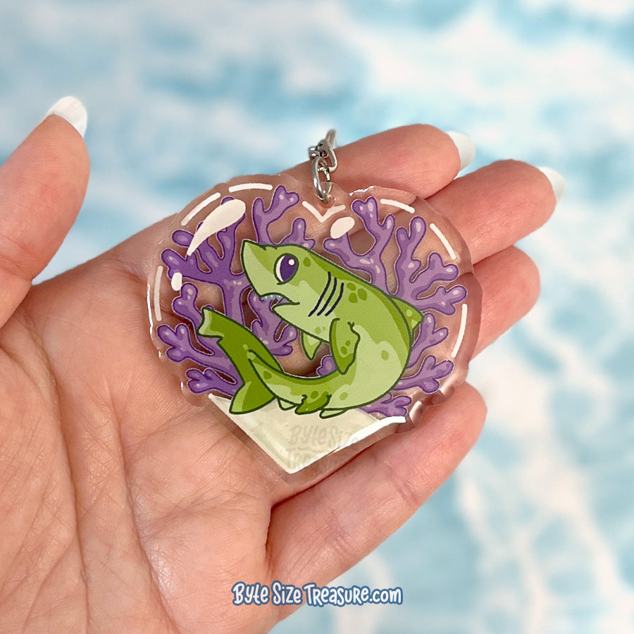 Crocodile Shark Acrylic Keychain