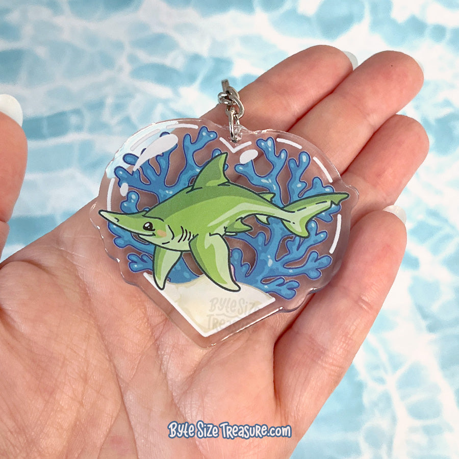 Daggernose Shark Acrylic Keychain
