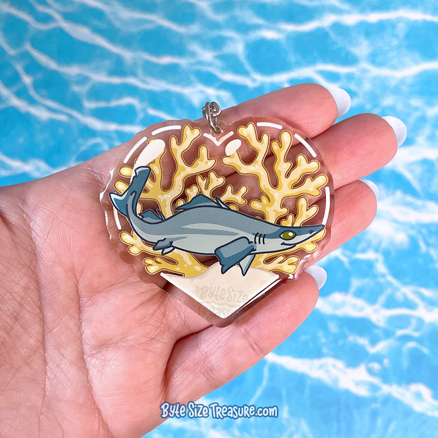 Gulper Shark Acrylic Keychain