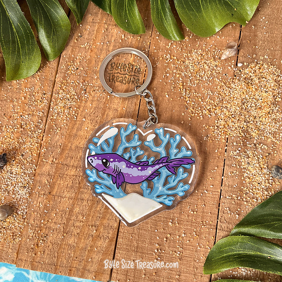 Lantern Shark Acrylic Keychain