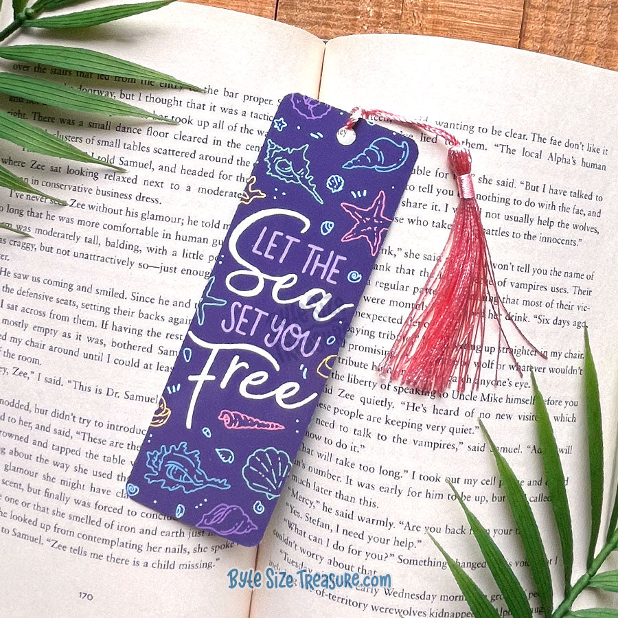 Let the Sea Set You Free Bookmark