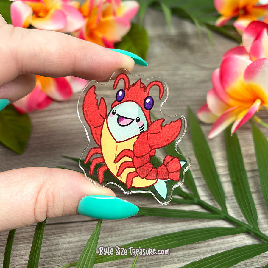 Lobster Costume Acrylic Pin