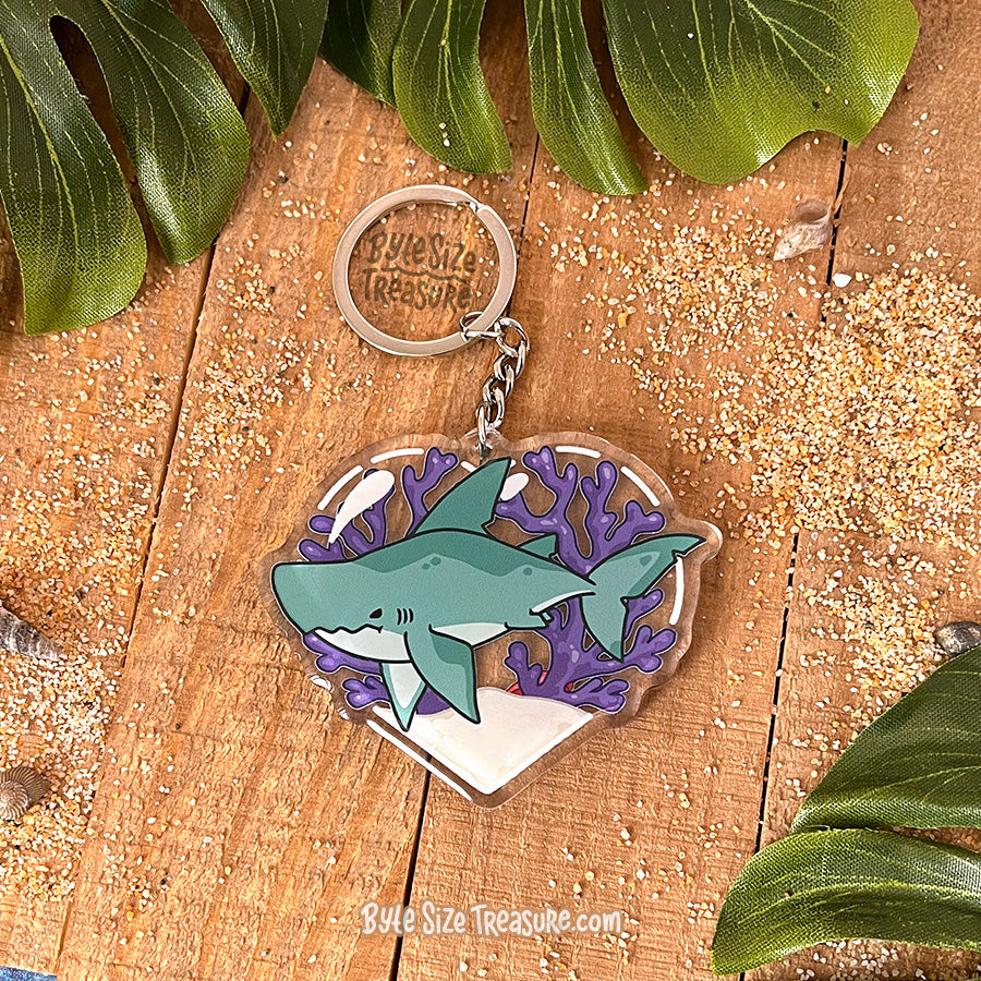 Megalodon Acrylic Keychain