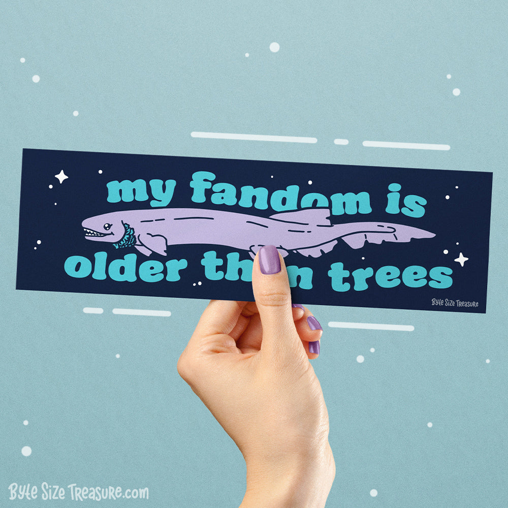 My Fandom is Older than Trees Bumper Sticker