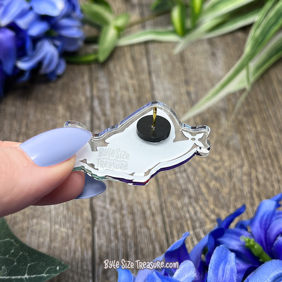 Ninja Costume Acrylic Pin