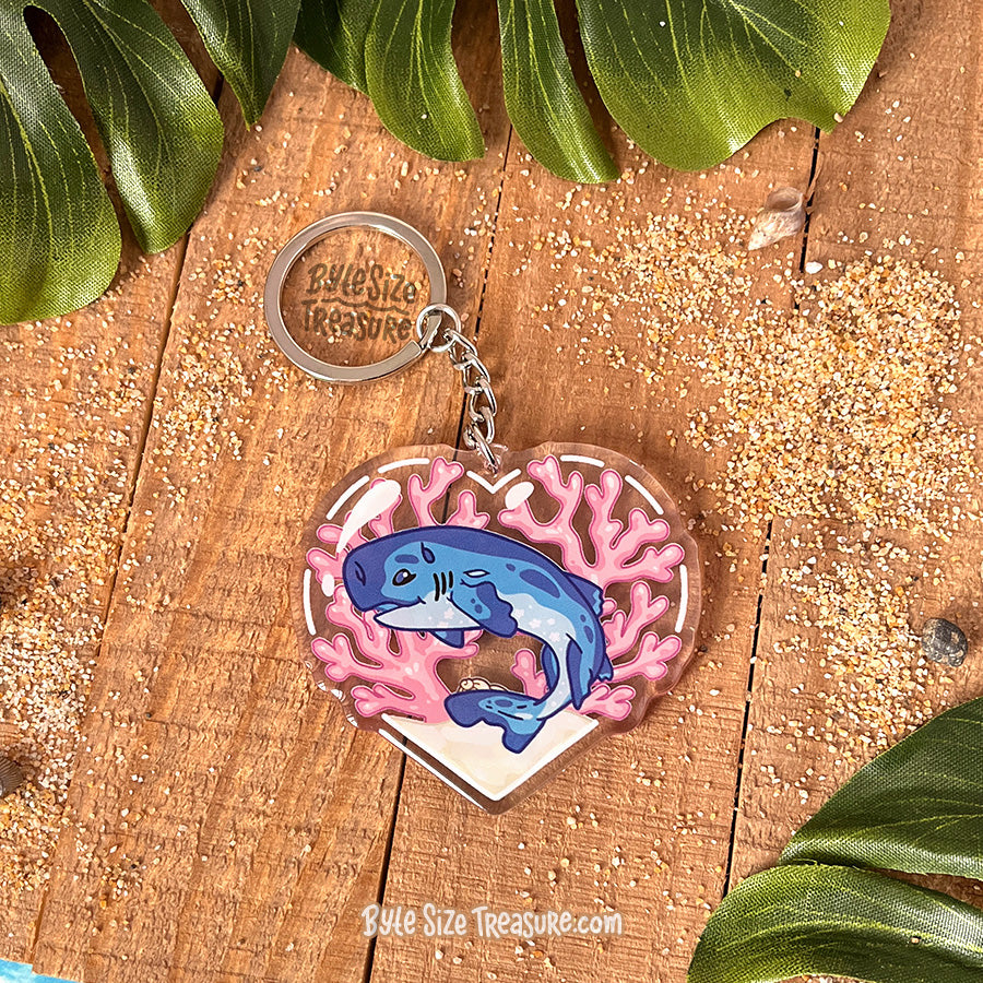 Pocket Shark Acrylic Keychain