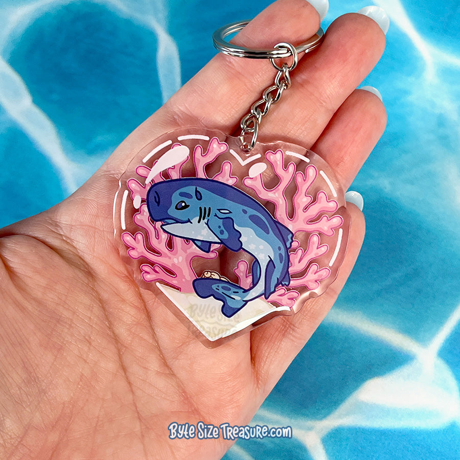 Pocket Shark Acrylic Keychain