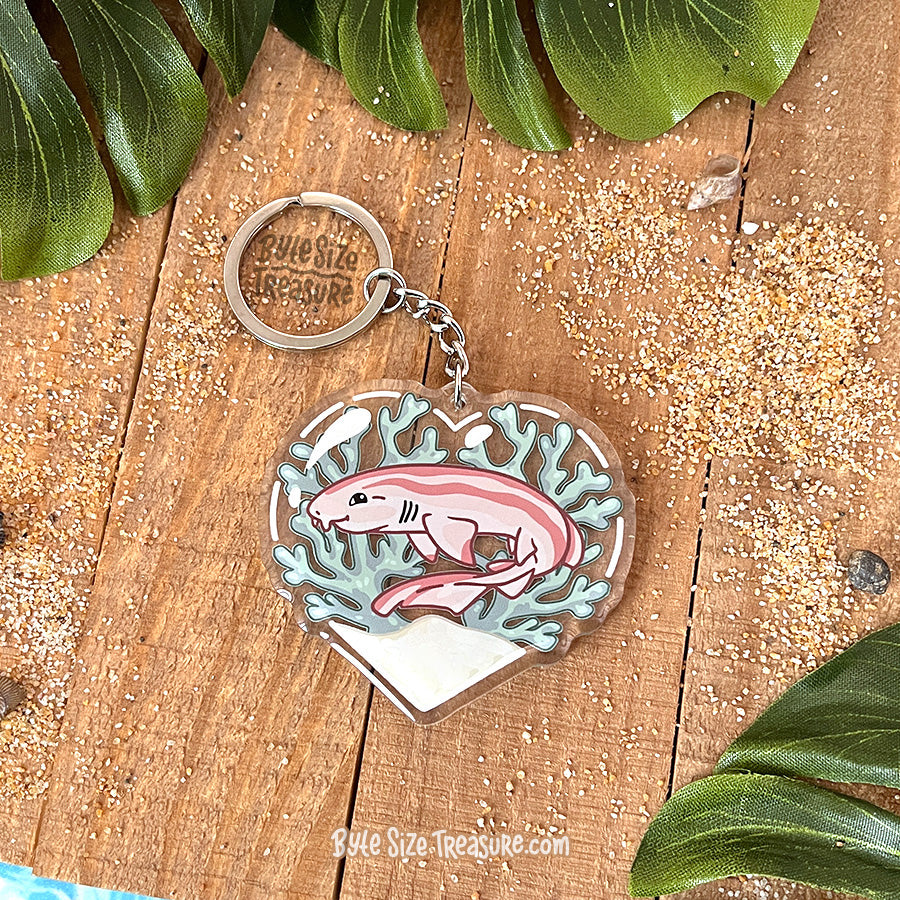 Pyjama Shark Acrylic Keychain