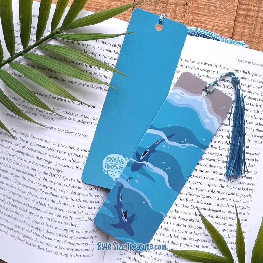 Shark Beach Bookmark