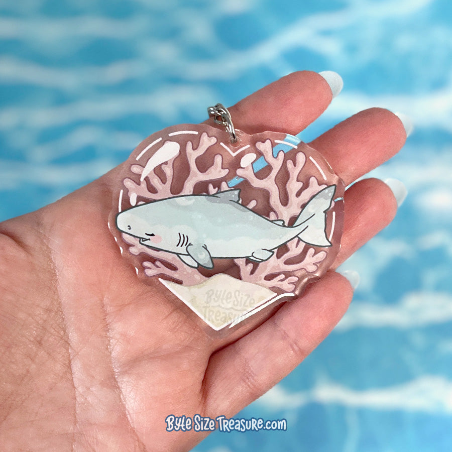 Sleeper Shark Acrylic Keychain