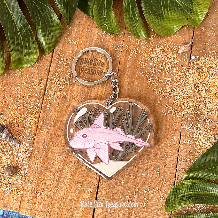 Spotted Ratfish Acrylic Keychain