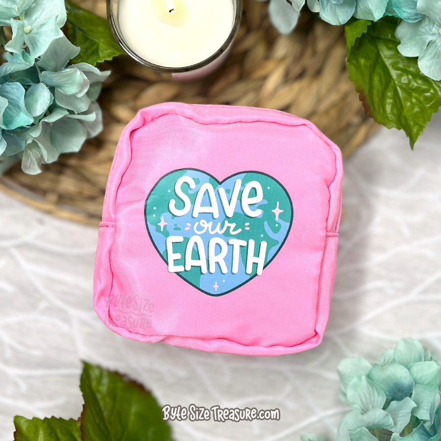 Save Our Earth Zipper Pouch