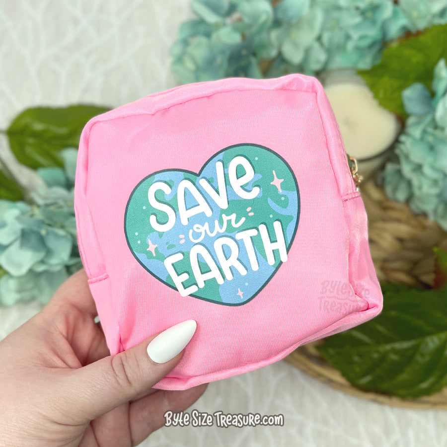 Save Our Earth Zipper Pouch