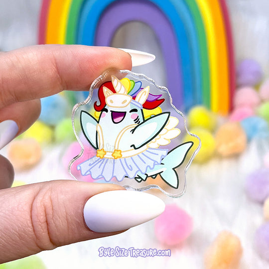 Unicorn Costume Acrylic Pin
