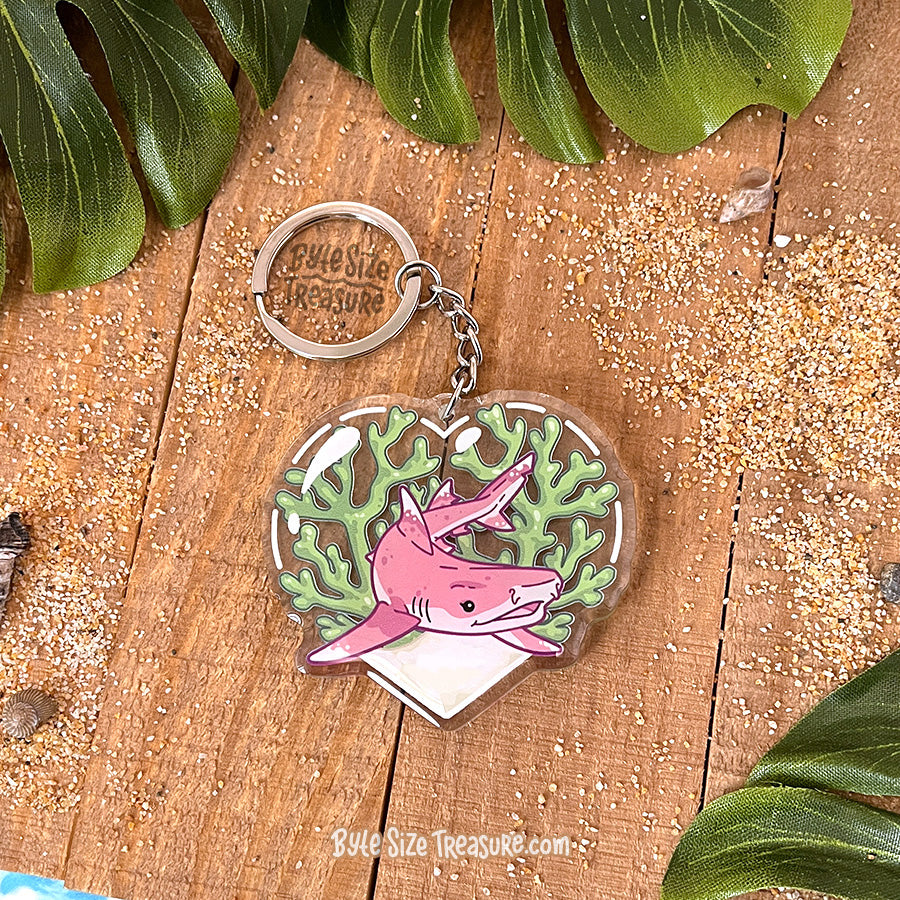 Whitetip Reef Shark Acrylic Keychain