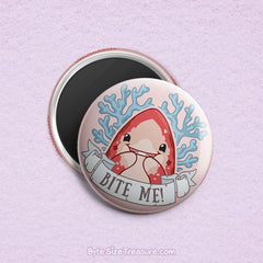 Shark Puns 1 \\ 3in Buttons & Magnets