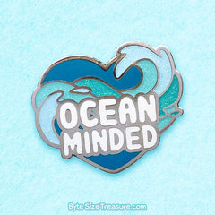 Ocean Minded Enamel Pin