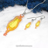 Zebra Shark Egg Case \\ Acrylic Jewelry