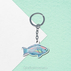 Parrotfish \\ Acrylic Keychain