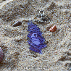 Port Jackson Shark Egg Case \\ Acrylic Keychain