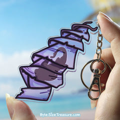 Port Jackson Shark Egg Case \\ Acrylic Keychain