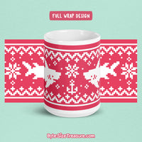 Shark Fish-mas Sweater \\ Coffee Mug