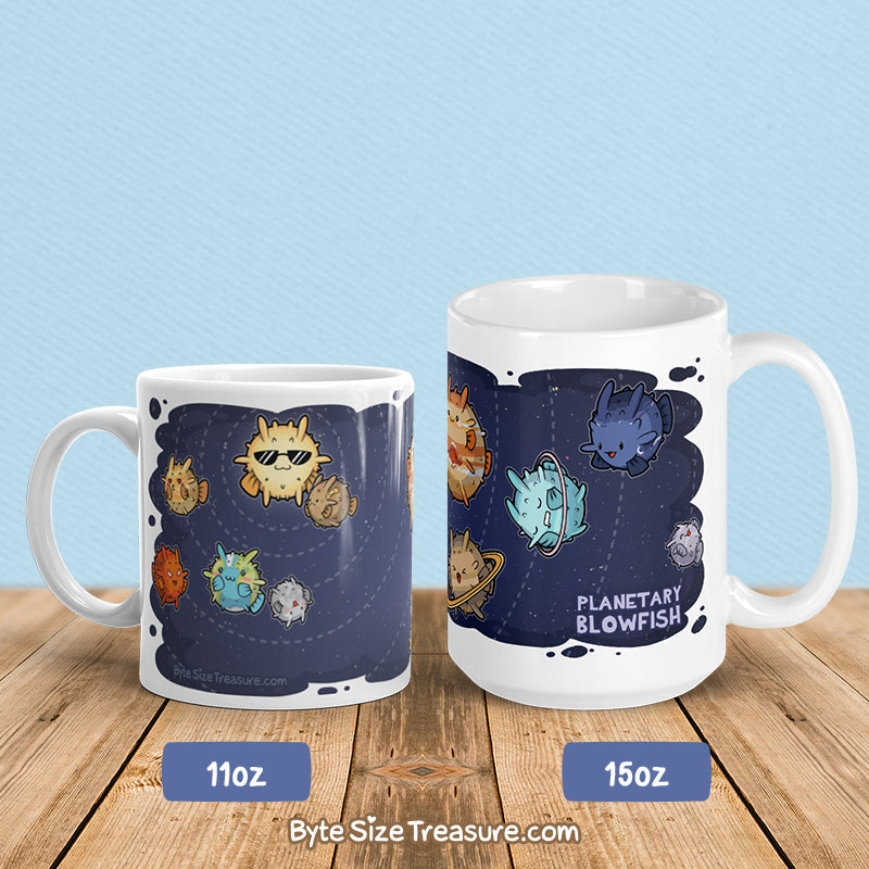 Planetary Blowfish \\ Coffee Mug