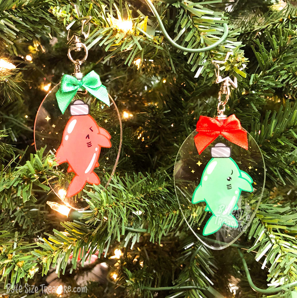 Light-Up Shark Light Ornaments