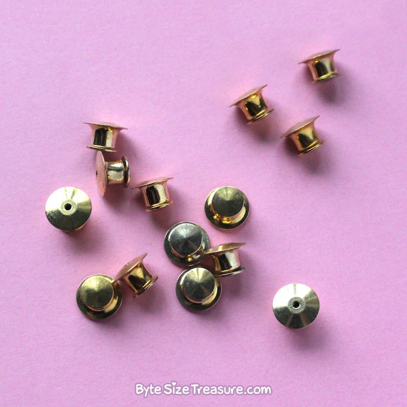 Locking Pinback Locking Pin Backs – ByteSizeTreasure