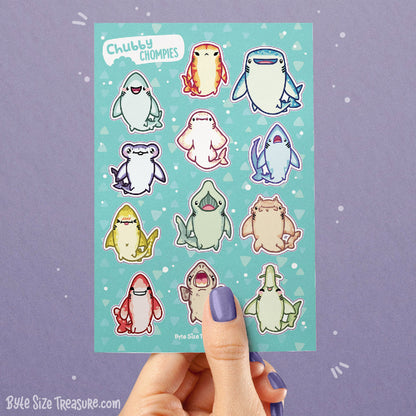 Chubby Chompies Sticker Sheet