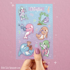 Orca-stra Sticker Sheet