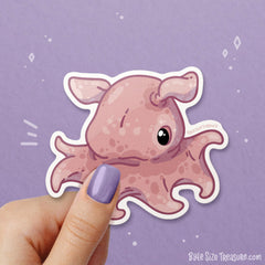 Umbrella Octopus \\ Vinyl Sticker
