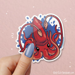 Giant Squid \\ Vinyl Sticker