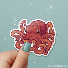 Giant Pacific Octopus \\ Vinyl Sticker