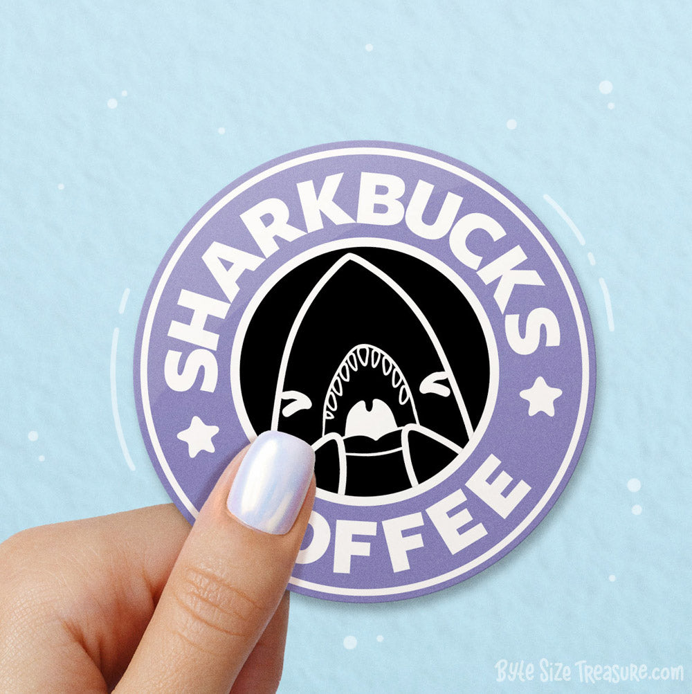 Sharkbucks \\ Vinyl Sticker