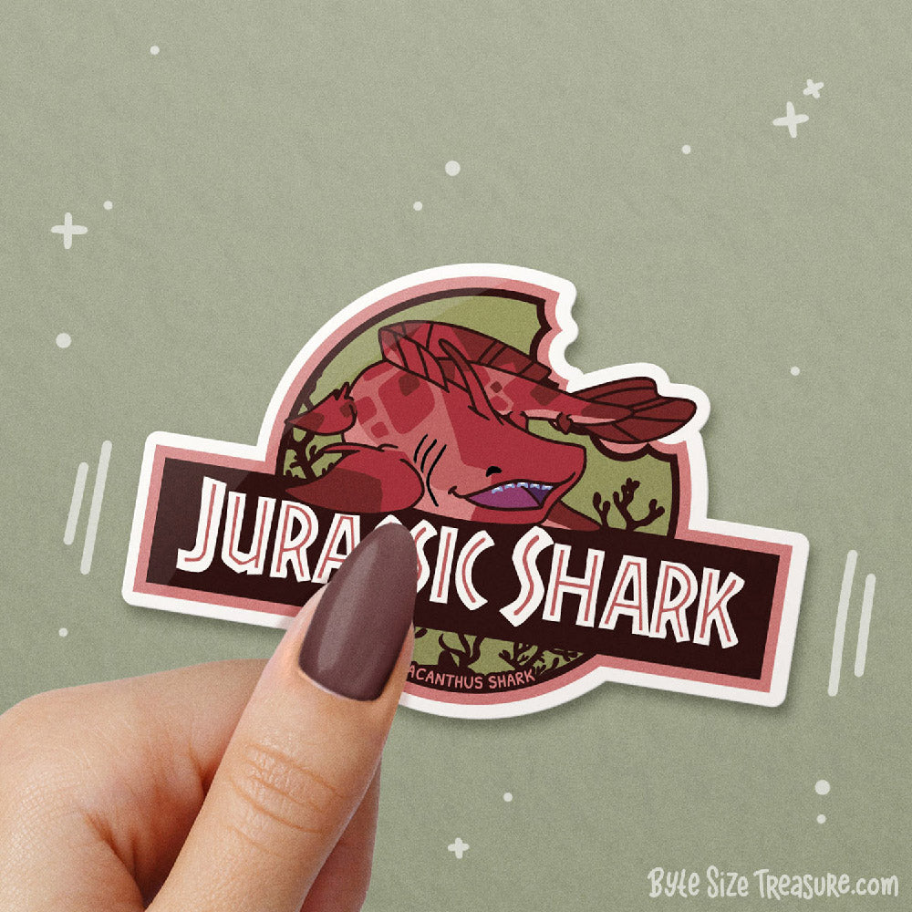 Jurassic Shark \\ Vinyl Sticker