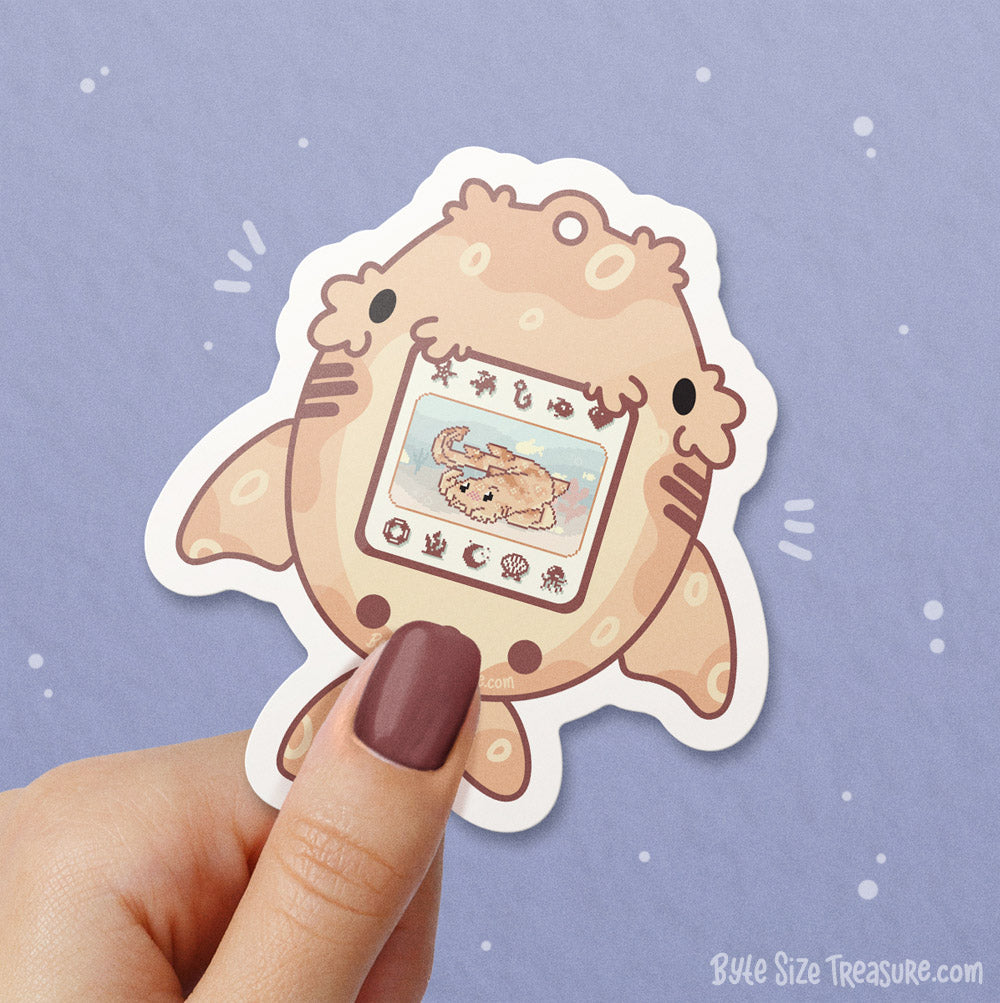 Wobbegong Sharkagotchi \\ Vinyl Sticker